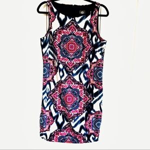 VINCE CAMUTO/MINI TANK DRESS/BLUE +PINK/SIZE 12